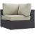 Convene 7-Pc Synthetic Rattan Weave Outdoor Patio Sectional Set, Composition 3