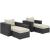 Convene 5-Pc Synthetic Rattan Weave Outdoor Patio Sectional Set, Composition 3