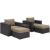 Convene 5-Pc Synthetic Rattan Weave Outdoor Patio Sectional Set, Composition 3