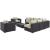 Convene 8-Pc Synthetic Rattan Weave Outdoor Patio Sectional Set, Composition 1