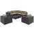 Convene 8-Pc Synthetic Rattan Weave Outdoor Patio Sectional Set, Composition 1