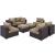 Convene 8-Pc Synthetic Rattan Weave Outdoor Patio Sectional Set, Composition 2