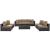 Convene 8-Pc Synthetic Rattan Weave Outdoor Patio Sectional Set, Composition 3
