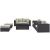 Convene 8-Pc Synthetic Rattan Weave Outdoor Patio Sectional Set, Composition 4