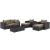 Convene 8-Pc Synthetic Rattan Weave Outdoor Patio Sectional Set, Composition 4
