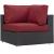 Convene 8-Pc Synthetic Rattan Weave Outdoor Patio Sectional Set, Composition 4