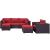 Convene 6-Pc Synthetic Rattan Weave Outdoor Patio Sectional Set