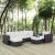 Convene 6-Pc Synthetic Rattan Weave Outdoor Patio Sectional Set
