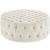 Amour Tufted Fabric Ottoman