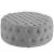 Amour Tufted Fabric Ottoman