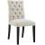 Duchess Tufted Fabric Dining Chair