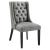 Baronet Button Tufted Fabric Dining Chair