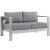 Shore Outdoor Patio Fabric Loveseat