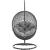 Hide Outdoor Patio Synthetic Rattan Weave Swing Chair With Stand