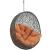 Hide Outdoor Patio Synthetic Rattan Weave Swing Chair With Stand