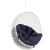 Hide Outdoor Patio Synthetic Rattan Weave Swing Chair With Stand