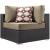 Convene 8-Pc Outdoor Patio Synthetic Rattan Weave Sectional Set, Composition 1