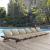 Convene Outdoor Patio Synthetic Rattan Weave Chaise