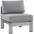 Shore 6-Pc Outdoor Patio Aluminum Sectional Sofa Set, Composition 1