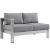 Shore 4-Pc Outdoor Patio Aluminum Sectional Sofa Set, Composition 1