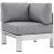 Shore 4-Pc Outdoor Patio Aluminum Sectional Sofa Set, Composition 1