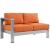 Shore 4-Pc Outdoor Patio Aluminum Sectional Sofa Set, Composition 1
