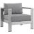 Shore 4-Pc Outdoor Patio Aluminum Sectional Sofa Set, Composition 3