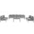 Shore 7-Pc Outdoor Patio Aluminum Sectional Sofa Set