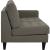Empress Right-Facing Upholstered Fabric Loveseat