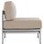 Shore 3-Pc Outdoor Patio Aluminum Sectional Sofa Set