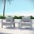 Shore 3-Pc Outdoor Patio Aluminum Set, Composition 2