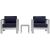 Shore 3-Pc Outdoor Patio Aluminum Set, Composition 2