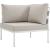 Harmony Outdoor Patio Aluminum Corner Sofa