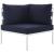 Harmony Outdoor Patio Aluminum Corner Sofa