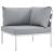 Harmony 5-Pc Outdoor Patio Fabric/Aluminum Sectional Sofa Set