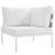 Harmony 5-Pc Outdoor Patio Fabric/Aluminum Sectional Sofa Set
