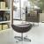 Glove Leather Adjustable Height Ottoman
