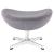 Glove Wool Adjustable Height Ottoman