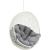 Hide Outdoor Patio Synthetic Rattan Weave Swing Chair Without Stand