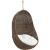 Bean Outdoor Patio Synthetic Rattan Weave Swing Chair Without Stand