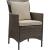 Conduit Outdoor Patio Wicker Rattan Dining Armchair