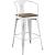 Promenade Powder Coated Steel/Bamboo Bar Stool