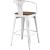 Promenade Powder Coated Steel/Bamboo Bar Stool