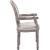 Emanate Vintage French Upholstered Fabric Dining Armchair