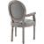 Emanate Vintage French Upholstered Fabric Dining Armchair