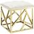 Intersperse Velvet Ottoman