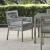 Aura Outdoor Patio Synthetic Wicker Rattan/Fabric Armchair