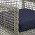 Aura Outdoor Patio Synthetic Wicker Rattan/Fabric Armchair