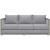 Aura Outdoor Patio Wicker Rattan/Fabric Sofa