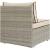 Repose Outdoor Patio Synthetic PE Rattan/Fabric Armless Chair